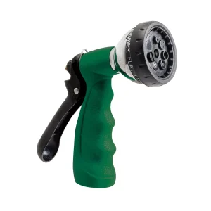 Simply Conserve Heavy Duty Metal 7-Spray Pressure Compensated Garden and Lawn Hose Nozzle