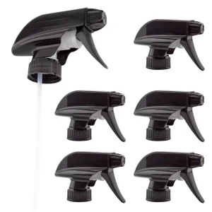 3-Setting Sprayer Replacement Parts, 6pk; Fits 8oz / 16oz Boston Round 28/400 Neck Bottles