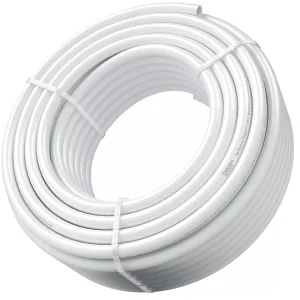 PEX Pipe 3/4 Inch, 100 Feet Length PEX-B Flexible Pipe Tubing for Potable Water, Pex Water Lines for Hot/Cold Water & Easily Restore ,White