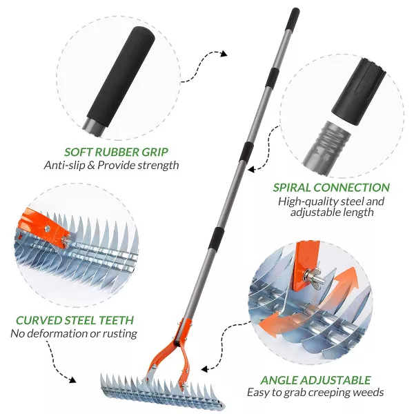 Walensee Thatch Rake with Handle - 图片 3